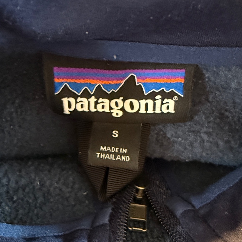 Patagonia Navy Blue Fleece Jacket